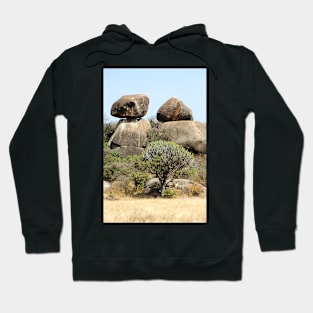 Rock Formations, Kopjes in Serengeti National Park, Tanzania Hoodie